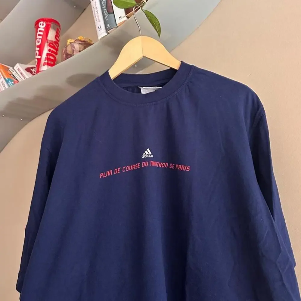 Vintage Paris Marathon Adidas Shirt